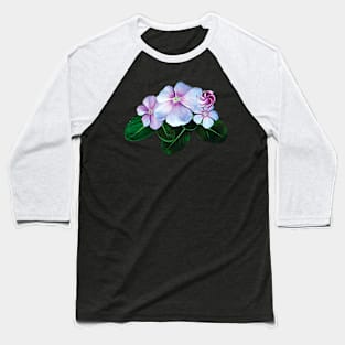 Impatiens - Pale Pink Impatiens Baseball T-Shirt